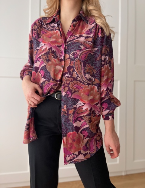 Koszula VINTAGE, wiskoza - M/XL