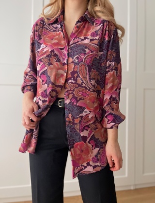 Koszula VINTAGE, wiskoza - M/XL