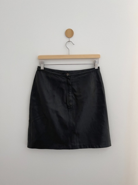 Spódnica ze skóry naturalnej - M