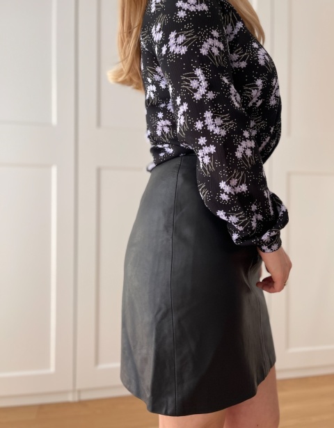 Spódnica ze skóry naturalnej - M