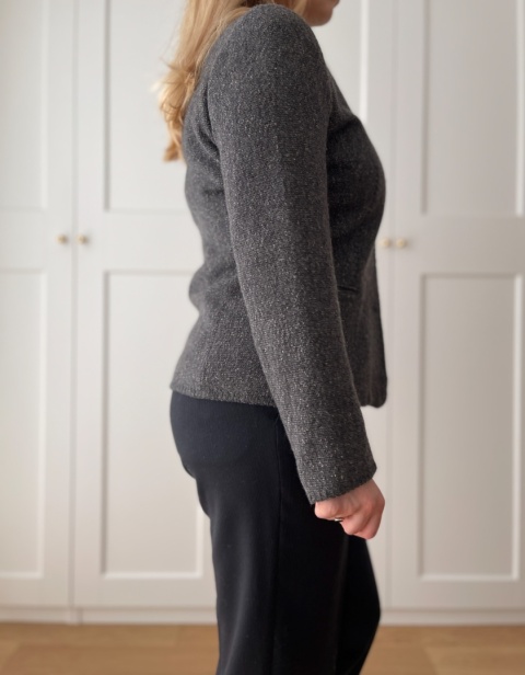 Marynarka VINTAGE, 81% wełna - S