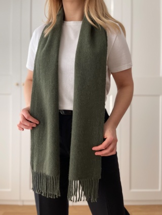 Szalik HOUSE OF BRUAR, 100% wełna - 26 x 164 cm