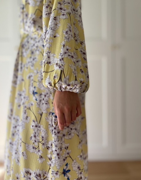 Sukienka midi H&M x Anna Glover - M