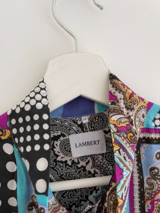 Koszula LAMBERT, 100% jedwab - XS