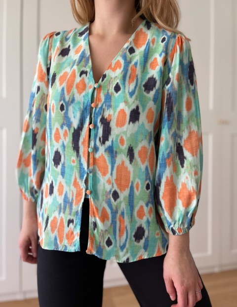 Bluzka GALLERY, wiskoza - L/XL