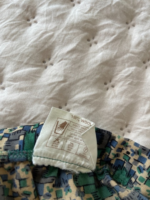 Spódnica vintage, 100% wełna - S/M