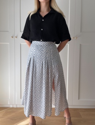 Spódnica H&M, wiskoza - S