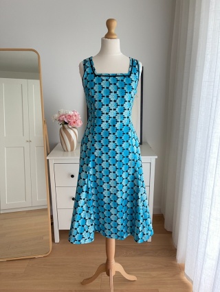 Sukienka VINTAGE, bawełna - S