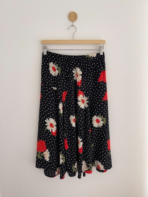 Spódnica VINTAGE, wiskoza - XL/3XL
