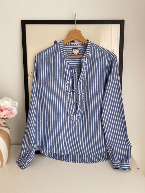 Koszula PEPE JEANS, len i bawełna - M