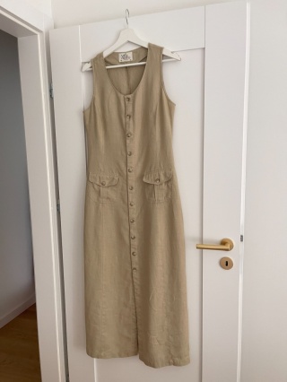 Lniana sukienka JACKPOT, S