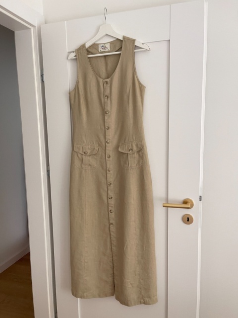 Lniana sukienka JACKPOT, S