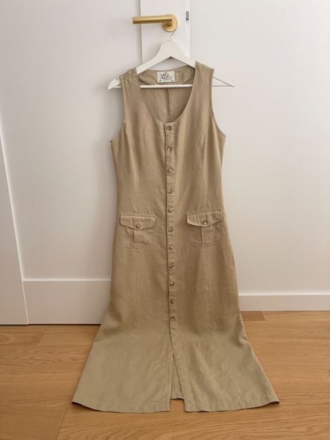 Lniana sukienka JACKPOT, S