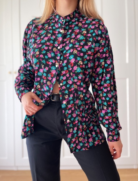 Koszula VINTAGE, wiskoza - M/L