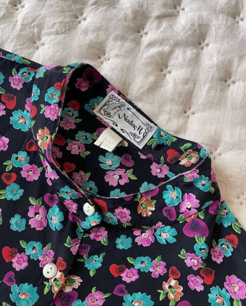 Koszula VINTAGE, wiskoza - M/L