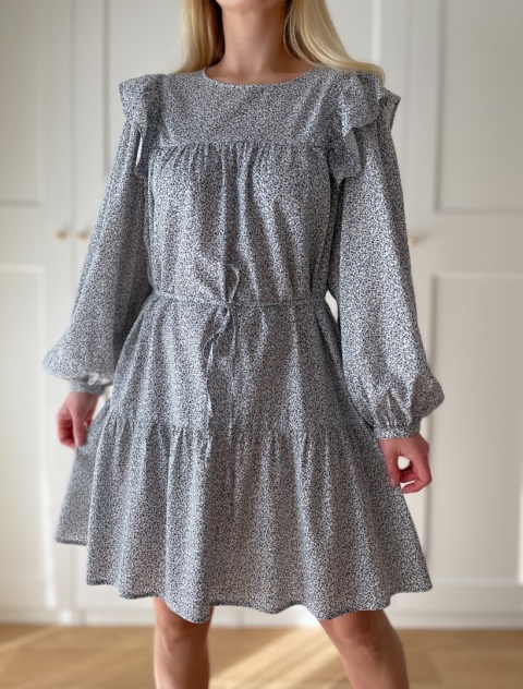 Sukienka H&M, wiskoza i bawełna - M/XL