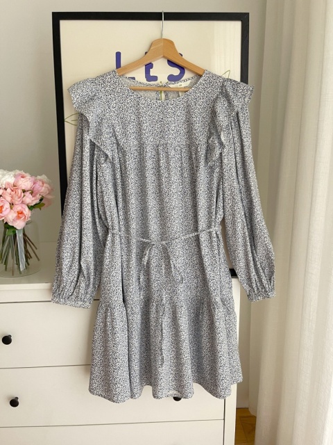 Sukienka H&M, wiskoza i bawełna - M/XL