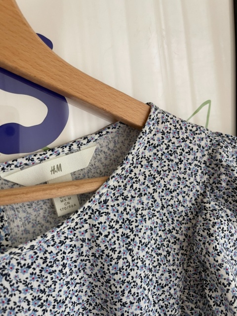 Sukienka H&M, wiskoza i bawełna - M/XL