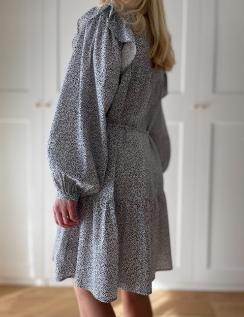 Sukienka H&M, wiskoza i bawełna - M/XL