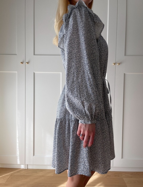 Sukienka H&M, wiskoza i bawełna - M/XL