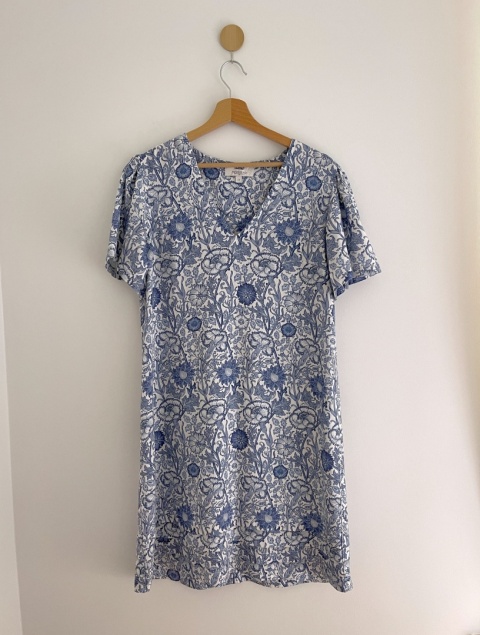 Sukienka NEXT x MORRIS & CO, wiskoza i len - M/L