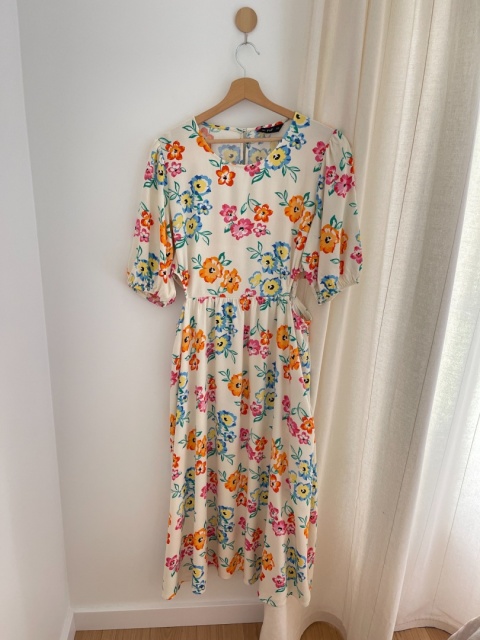 Sukienka z wycięciami, wiskoza - XL/XXL