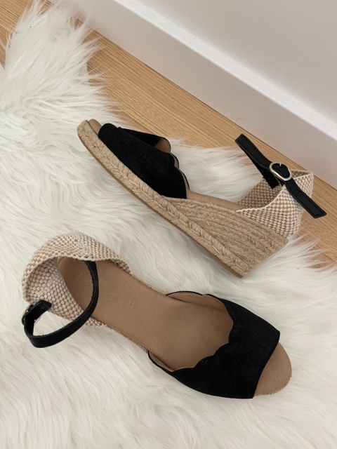 Skórzane sandały/ espadryle - rozmiar 41 / wkładka 25.5 cm