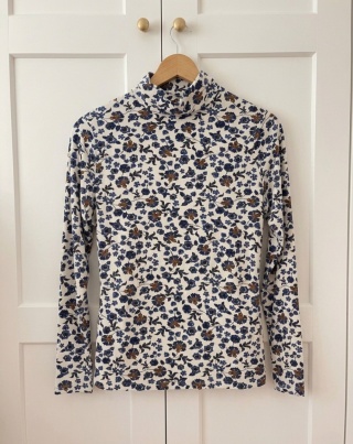 Elastyczny golf longsleeve M&S, bawełna - S