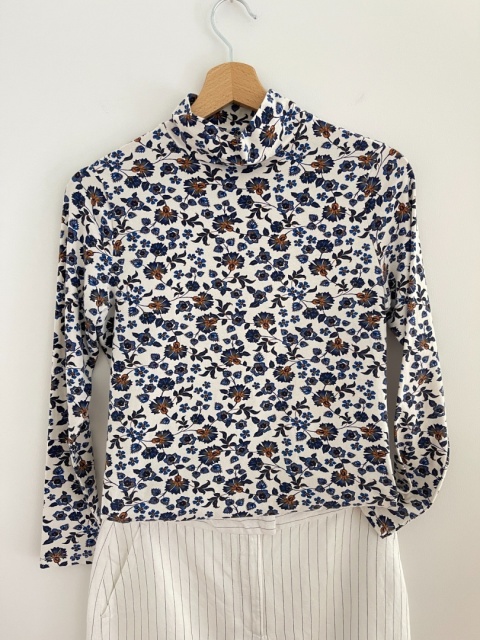 Elastyczny golf longsleeve M&S, bawełna - S