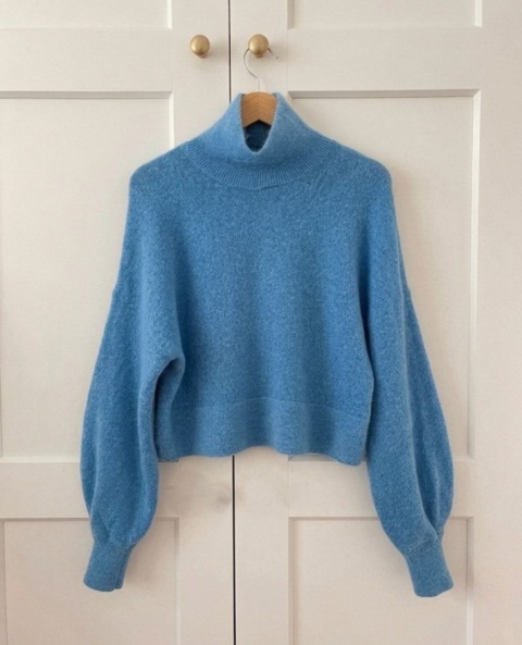 Sweter H&M, wełna i moher blend - M/L