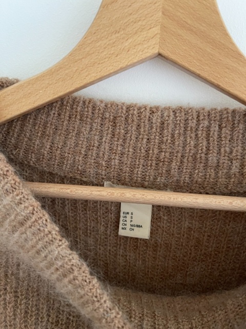 Sweter H&M, moher i wełna blend - L/XXL