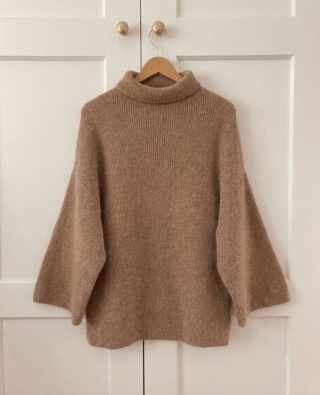 Sweter H&M, moher i wełna blend - L/XXL