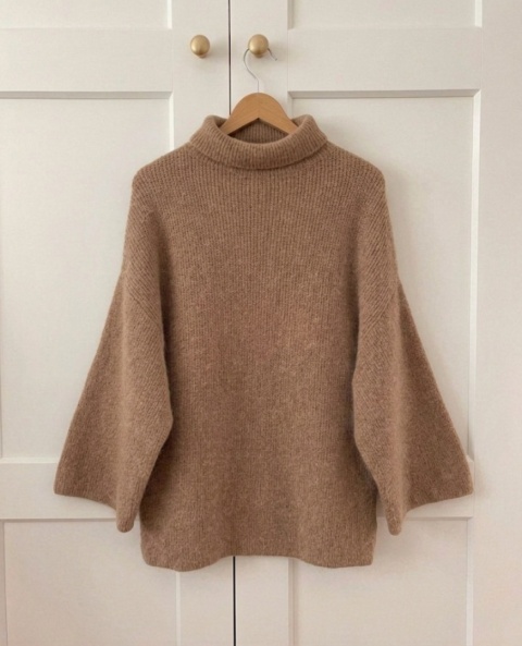 Sweter H&M, moher i wełna blend - L/XXL
