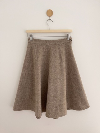 Spódnica vintage, 100% wełna, XS