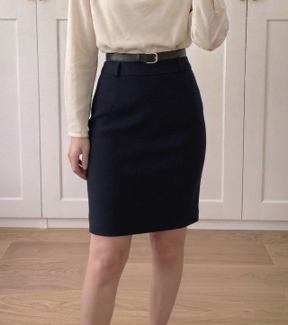 Spódnica VINTAGE, 100% wełna - XL/XXL