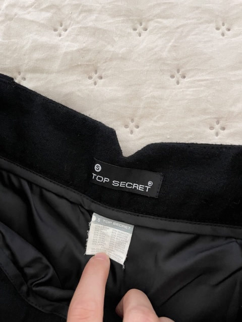 Spódnica 50% wełna - XS/S