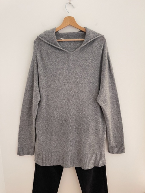 Miękki sweter CREAM, wełna i kaszmir - L/XXL