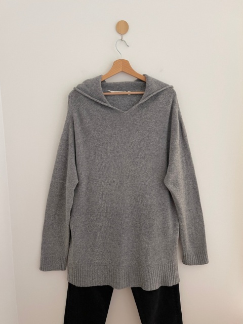 Miękki sweter CREAM, wełna i kaszmir - L/XXL