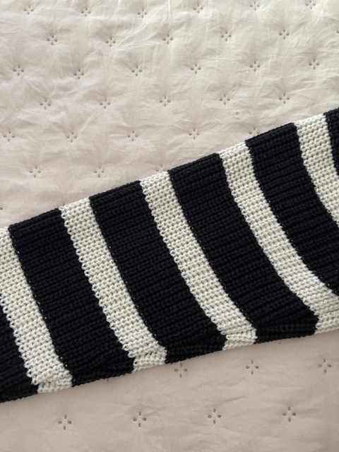 Sweter w paski H&M, 60% bawełna - L/XL