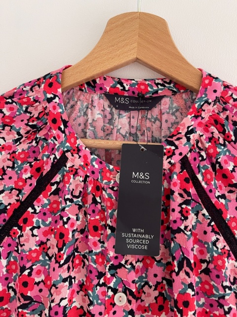 Koszula M&S, 100% wiskoza - XS/S NOWA Z METKĄ