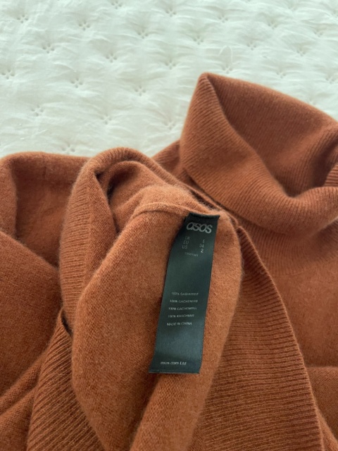 Miękki golf ASOS, 100% kaszmir - XS/S