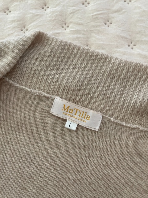 Miękki kardigan MATILLA, wełna i kaszmir - M/XL
