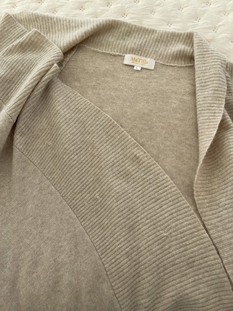 Miękki kardigan MATILLA, wełna i kaszmir - M/XL