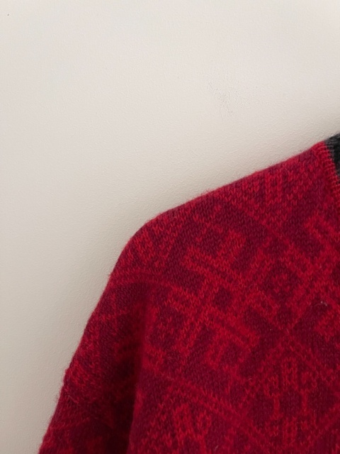 Sweter VINTAGE, 100% wełna merino - M/L