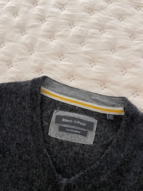 Sweter MARC O'POLO, bawełna i wełna - M/L unisex
