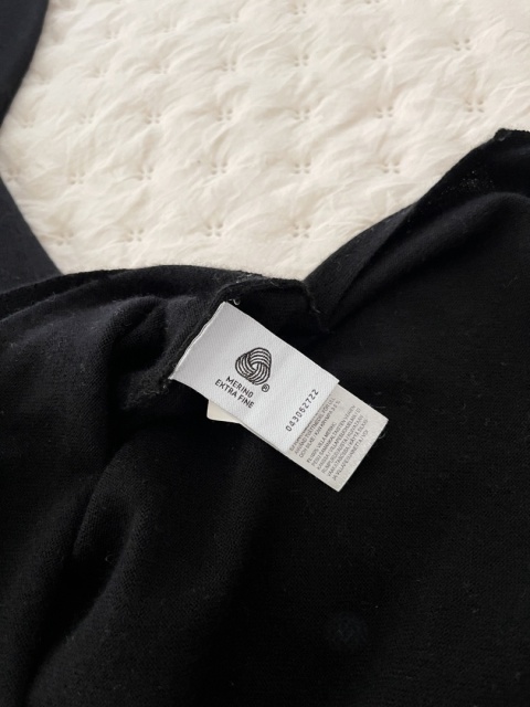 Długi sweter/tunika CUBUS, 100% wełna merino - M/L