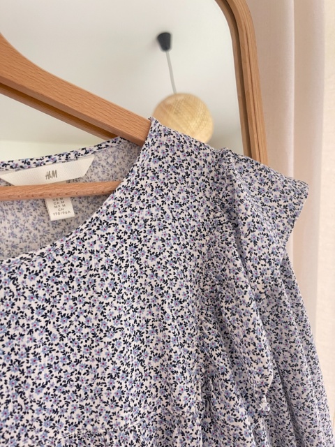 Sukienka H&M, wiskoza i bawełna - M/XL