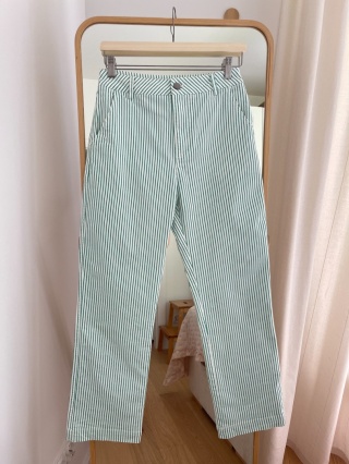 Spodnie w paski NEO NOIR, 70% bawełna - XS/S