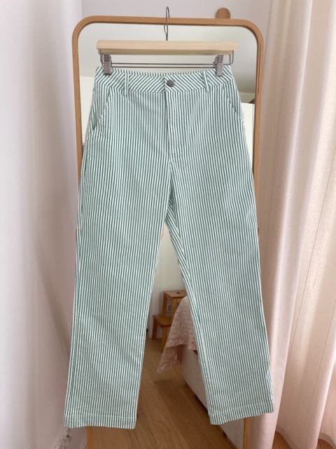 Spodnie w paski NEO NOIR, 70% bawełna - XS/S