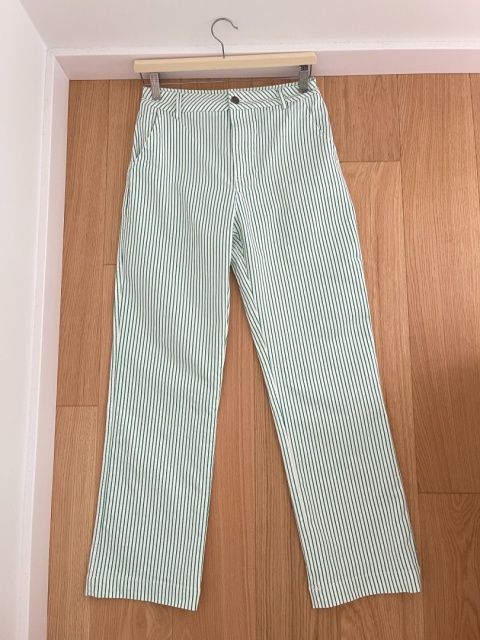 Spodnie w paski NEO NOIR, 70% bawełna - XS/S
